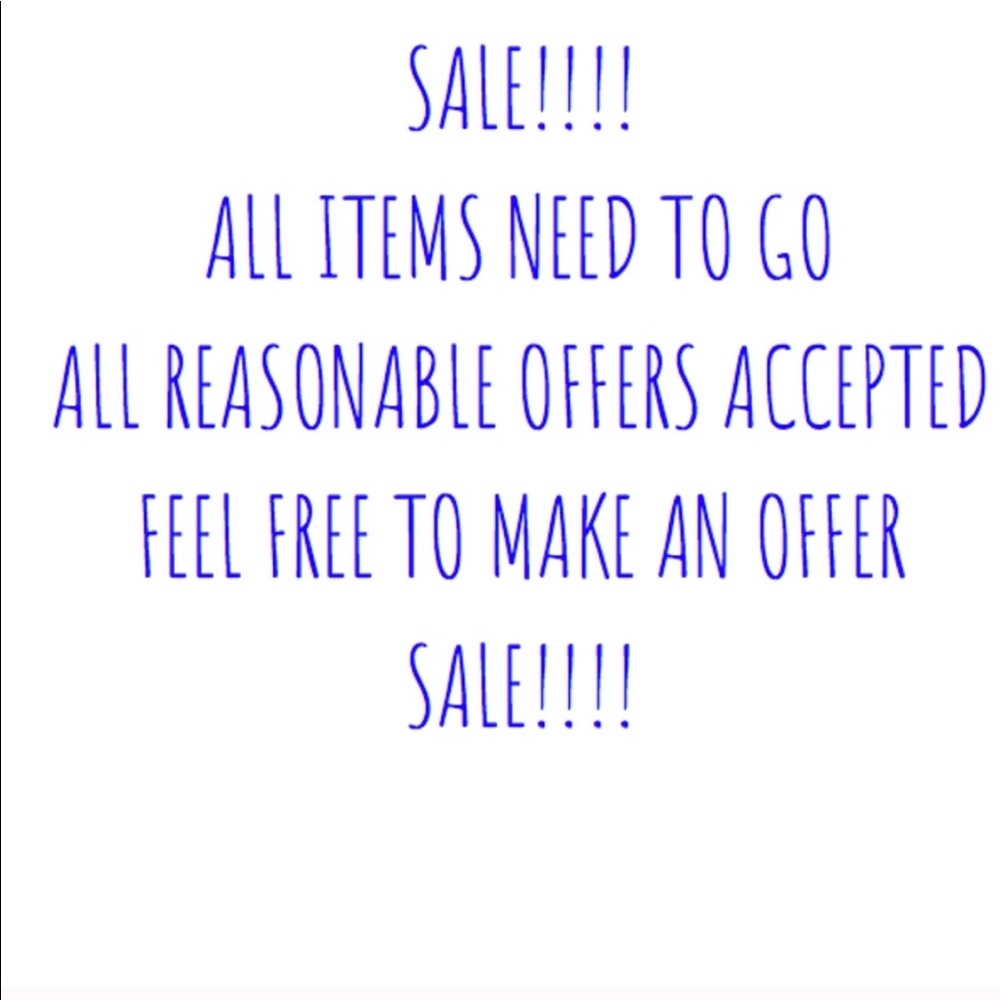 All posted items need to go! SALE!